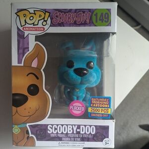 Funko Pop Flocked Scooby-Doo Blue Vinyl Figure